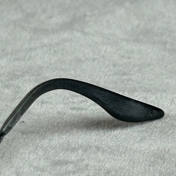 Ray Ban Eyeglasses Black Full Rim Rectangle Frame Only Italy RB 3003 W3079 - Picture 7 of 9